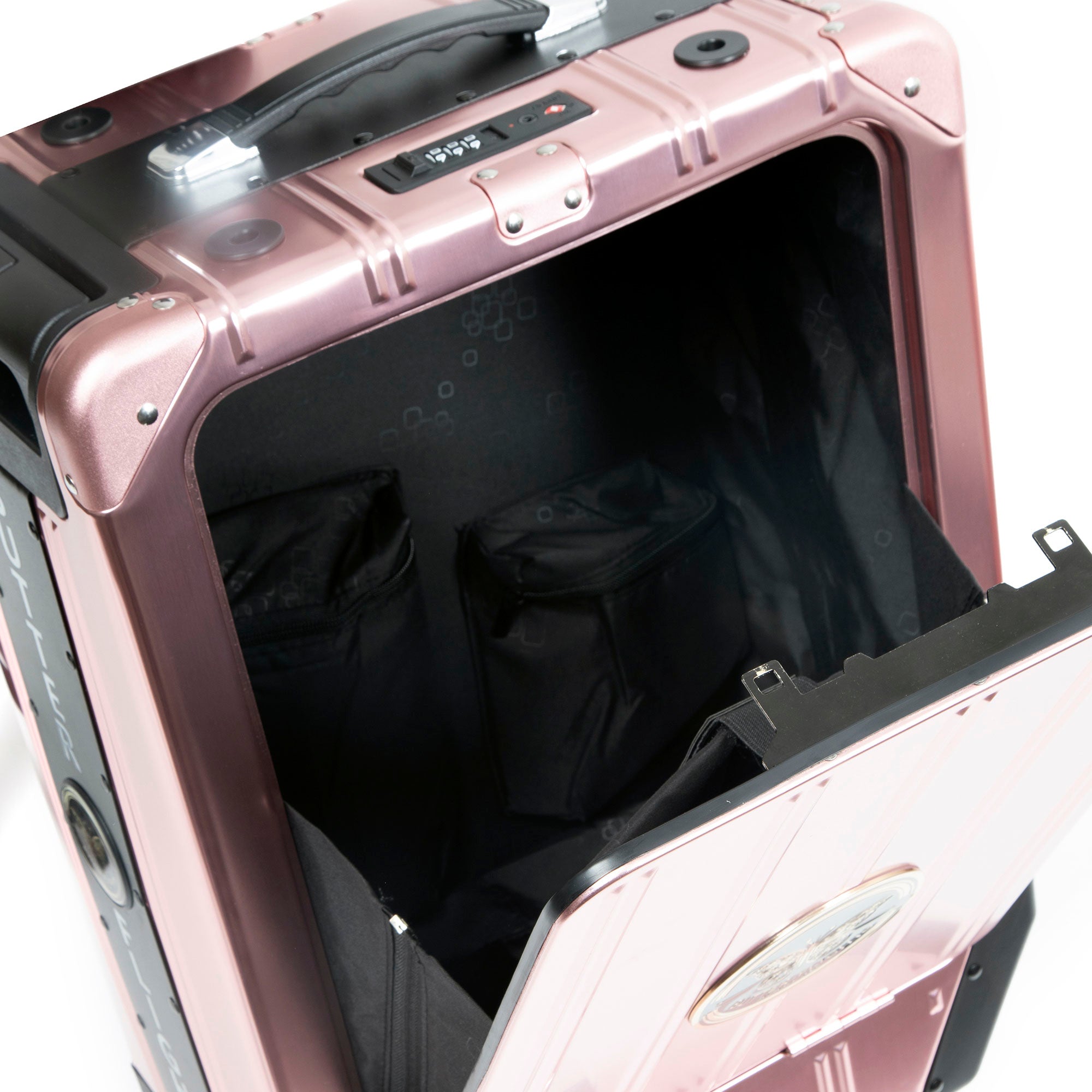 Carry-On E-Luggage Scooter Pink