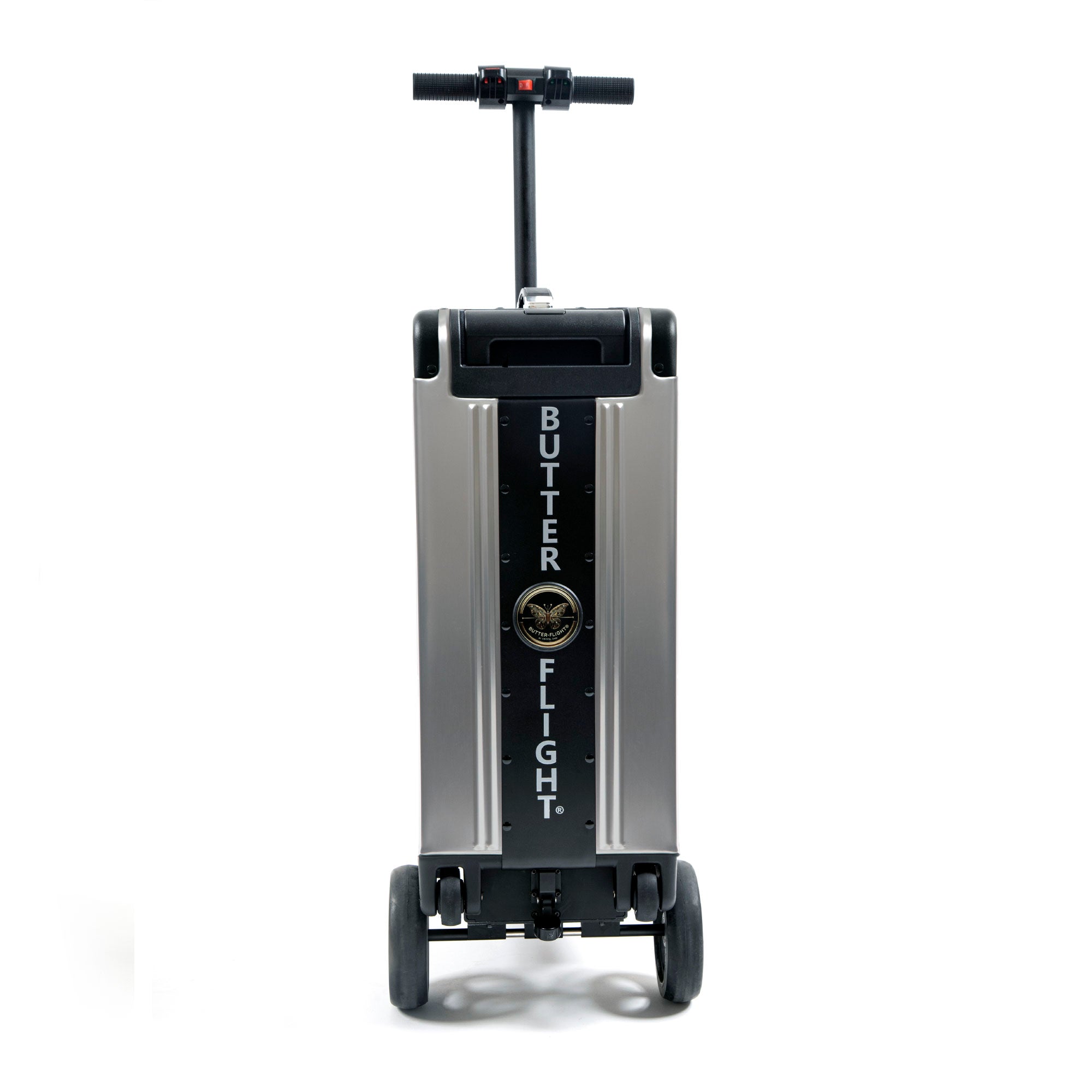 Carry-On E-Luggage Scooter Silver