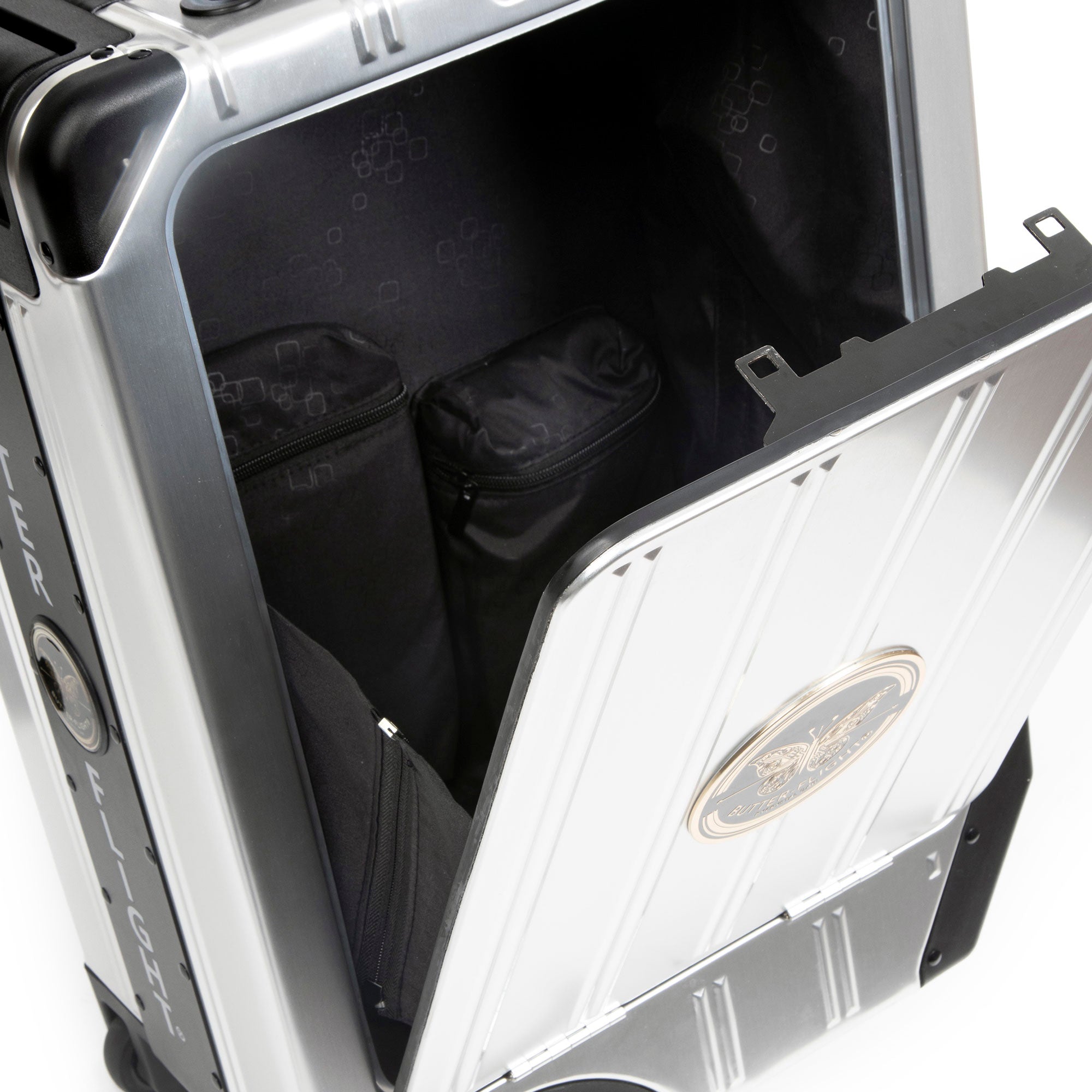 Carry-On E-Luggage Scooter Silver