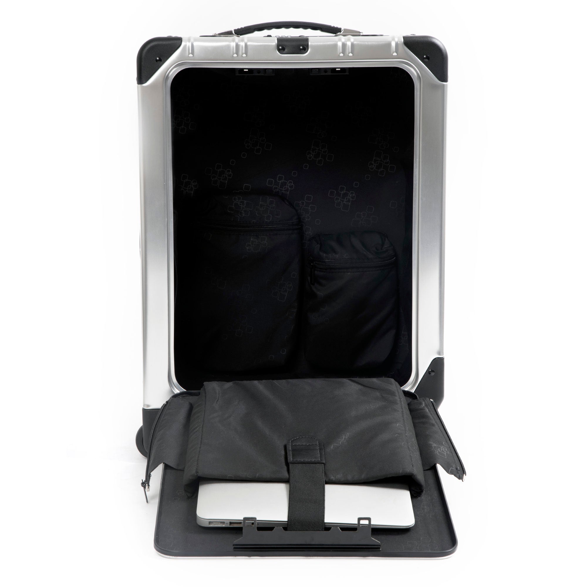 Carry-On E-Luggage Scooter Silver