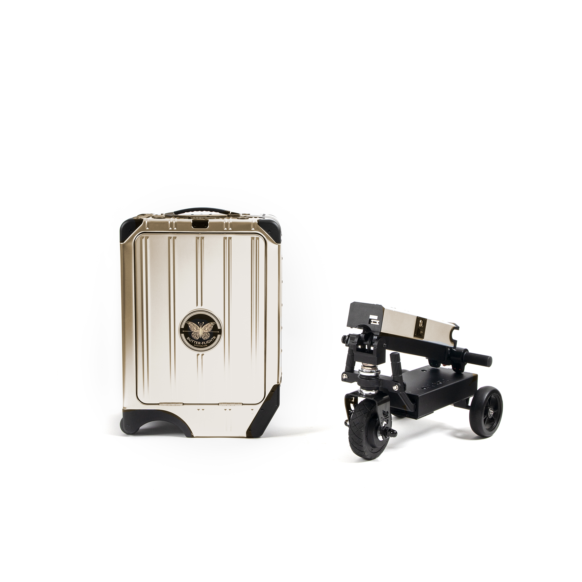 Carry-On E-Luggage Scooter Titanium